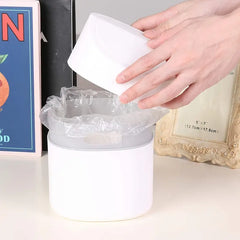 Mini Plastic Trash Can for Tabletop Use (1pc)