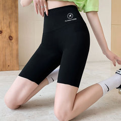 Women's Tummy Control Sports Shorts with Wide Waistband