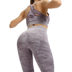 Seamless High Waist Yoga Pants for Outdoor Activities