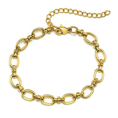Hand-woven Fancy Stitching Bracelet in Stainless Steel