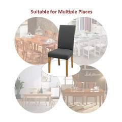 Stylish Solid Color Stretch Chair Slipcover for Events