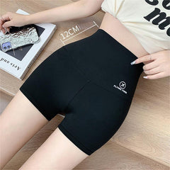 Women's Tummy Control Sports Shorts with Wide Waistband