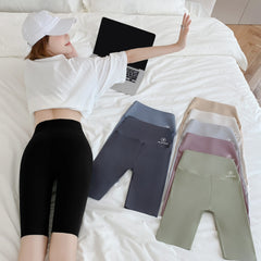 Women's Tummy Control Sports Shorts with Wide Waistband