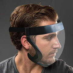 Transparent Full Face Sports Mask with Edging