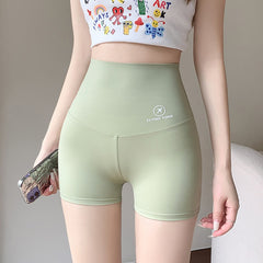 Women's Tummy Control Sports Shorts with Wide Waistband