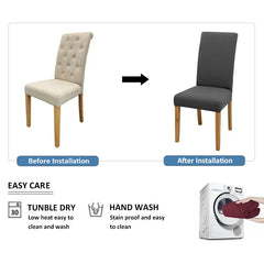 Stylish Solid Color Stretch Chair Slipcover for Events